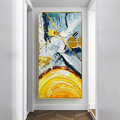 Handcrafted Abstract Painting, Modern Wall Art for Home Decor AB2114