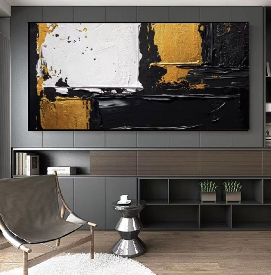 Handcrafted Abstract Painting, Modern Wall Art for Home Decor AB2118
