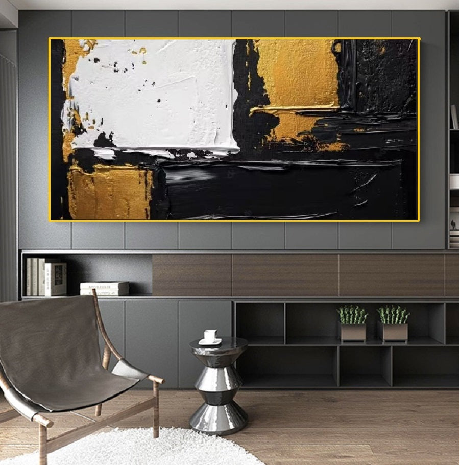 Handcrafted Abstract Painting, Modern Wall Art for Home Decor AB2118