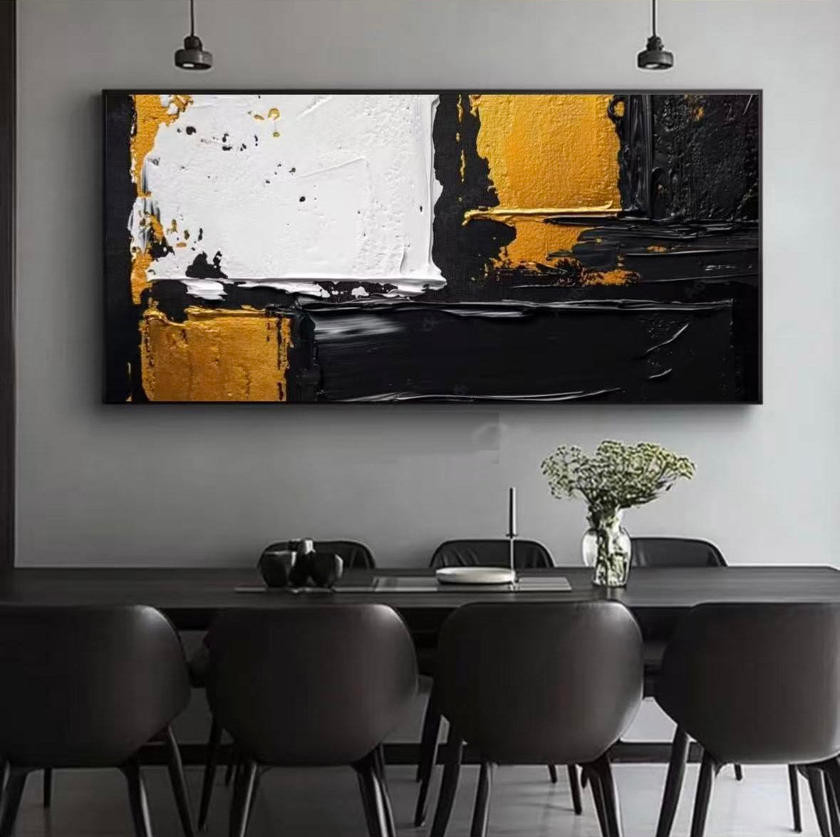 Handcrafted Abstract Painting, Modern Wall Art for Home Decor AB2118