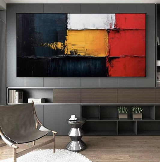 Handcrafted Abstract Painting, Modern Wall Art for Home Decor AB2119