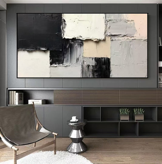 Handcrafted Abstract Painting, Modern Wall Art for Home Decor AB2120
