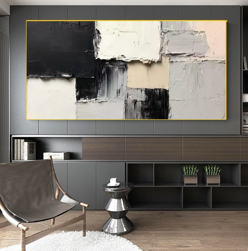 Handcrafted Abstract Painting, Modern Wall Art for Home Decor AB2120