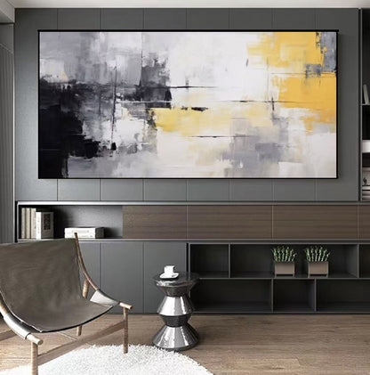 Handcrafted Abstract Painting, Modern Wall Art for Home Decor AB2121