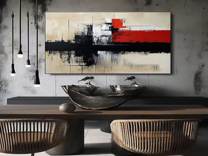 Handcrafted Abstract Painting, Modern Wall Art for Home Decor AB2122