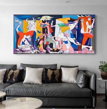 Handcrafted Abstract Painting, Modern Wall Art for Home Decor AB2126