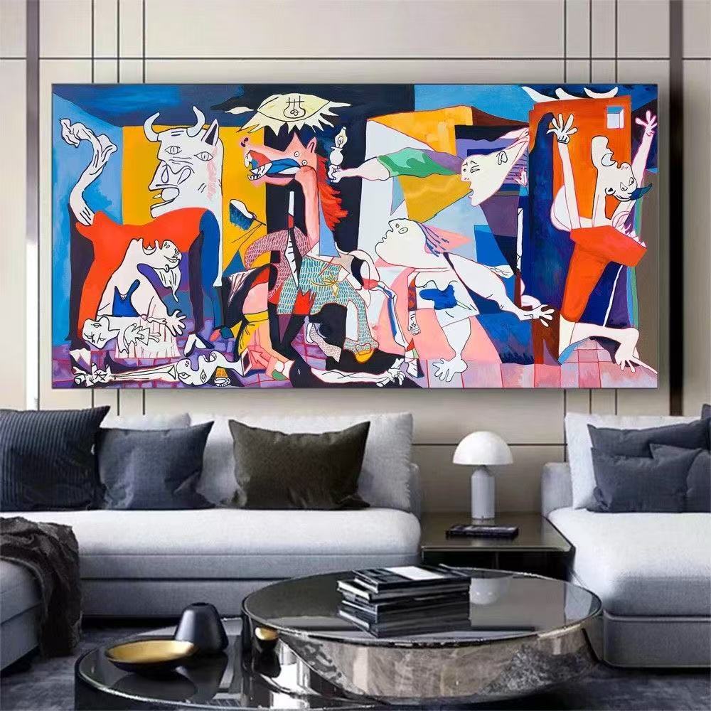 Handcrafted Abstract Painting, Modern Wall Art for Home Decor AB2126