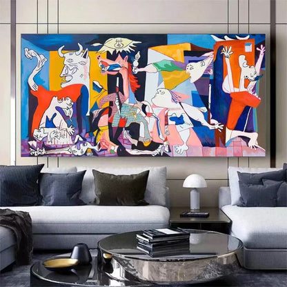 Handcrafted Abstract Painting, Modern Wall Art for Home Decor AB2126