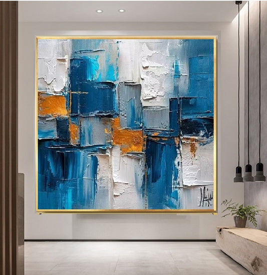 Handcrafted Abstract Painting Fine Wall Art For Homedecor AB3001