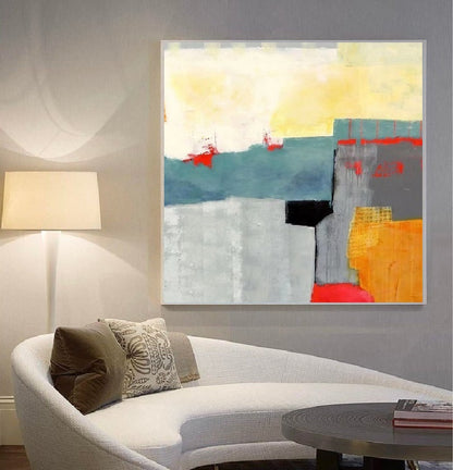 Handcrafted Abstract Painting Fine Wall Art For Homedecor AB3005A