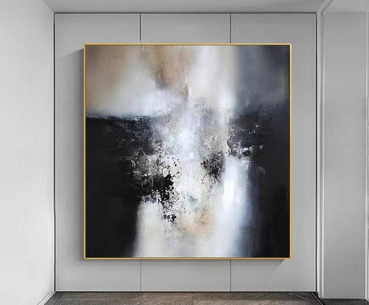 Handcrafted Abstract Painting, Modern Wall Art for Home Decor AB3022
