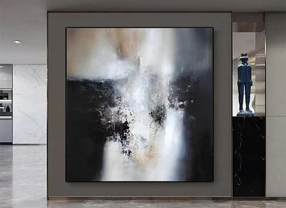 Handcrafted Abstract Painting, Modern Wall Art for Home Decor AB3022