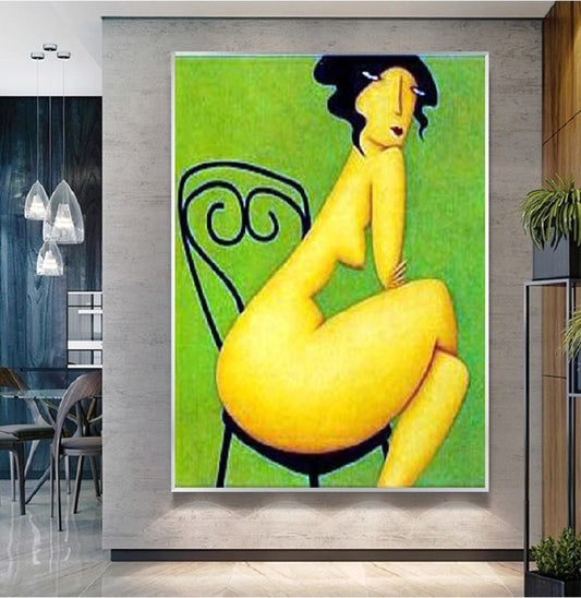 Handcrafted Modern Painting Fine Art For Homedecor MB1071