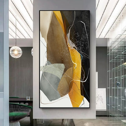 Handcrafted  Oil Paintings Acrylic paintings On Canvas Abstract paintings Wall Art MA1112