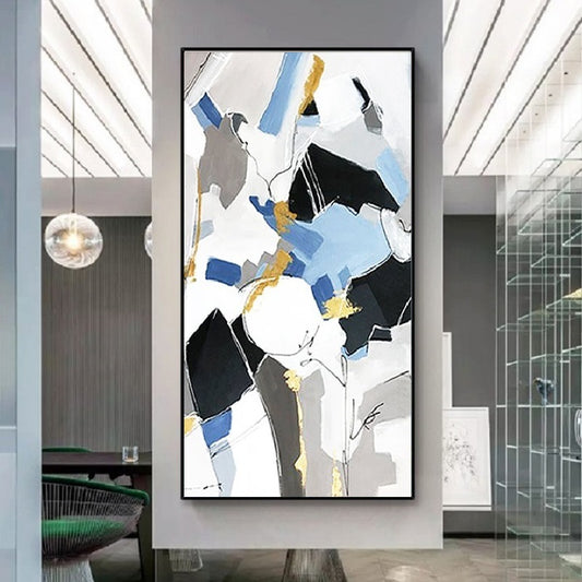 Handcrafted Abstract Painting Fine Art For Homedecor MA1100