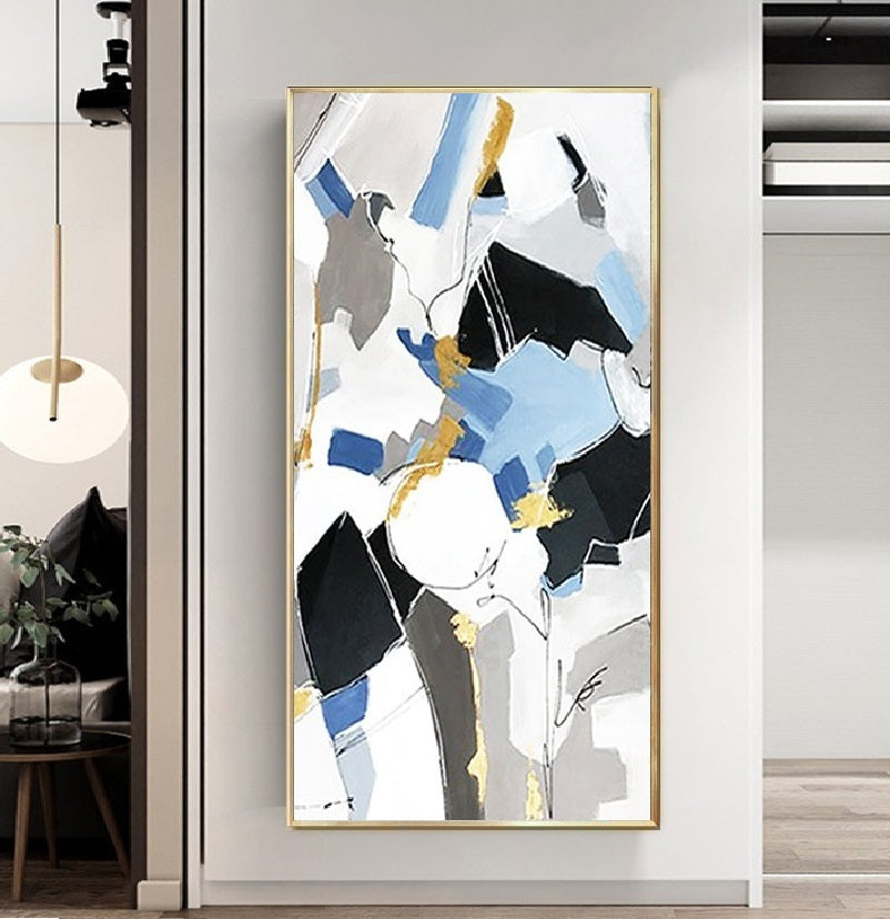 Handcrafted  Oil Paintings Acrylic paintings On Canvas Abstract paintings Wall Art MA1100
