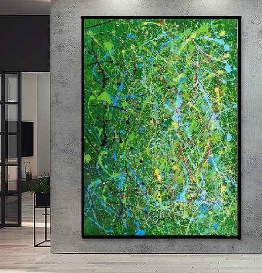 Handcrafted  Oil Paintings Acrylic paintings On Canvas Abstract paintings Wall Art MA1211
