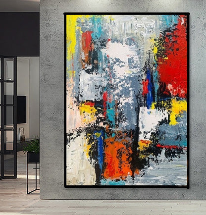 Handcrafted Abstract Painting Fine Art For Homedecor MA1215