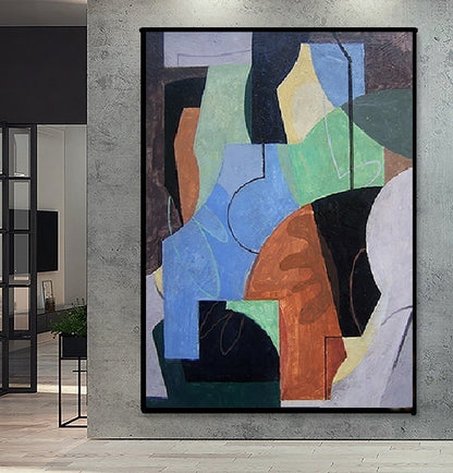 Handcrafted Abstract Painting Fine Art For Homedecor MA1184