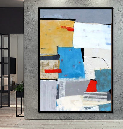 Handcrafted  Oil Paintings Acrylic paintings On Canvas Abstract paintings Wall Art MA1251A