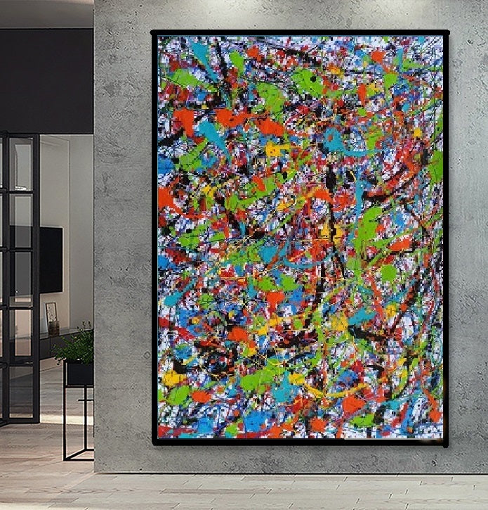 Handcrafted  Oil Paintings Acrylic paintings On Canvas Abstract paintings Wall Art MA1208
