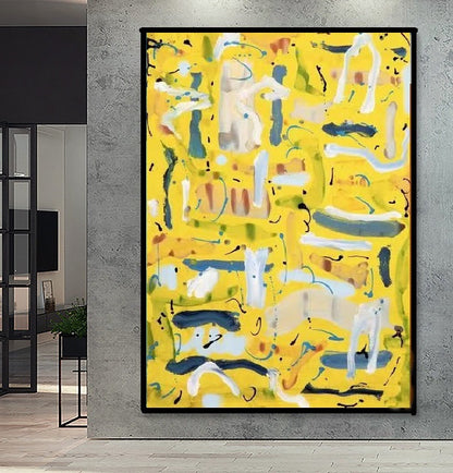 Handcrafted Abstract Painting Fine Art For Homedecor MA1531A