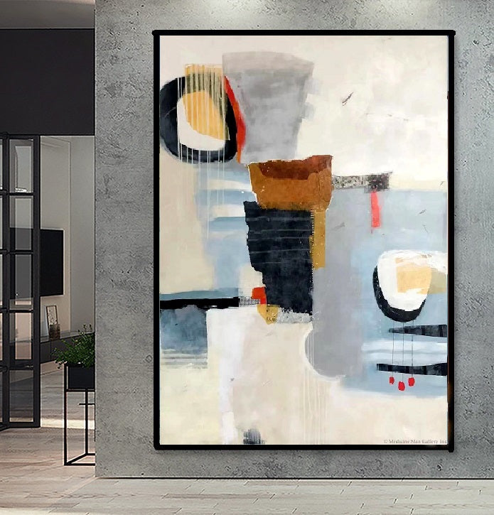 Handcrafted Abstract Painting Fine Art For Homedecor MA1251B
