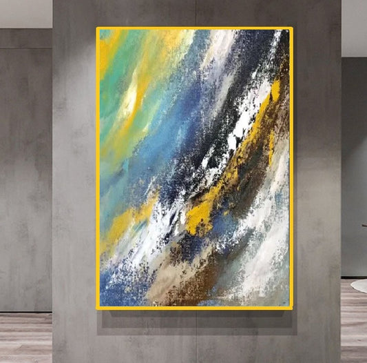Handcrafted  Oil Paintings Acrylic paintings On Canvas Abstract paintings Wall Art MA1482