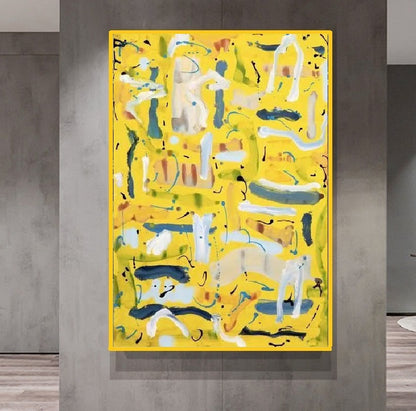 Handcrafted Abstract Painting Fine Art For Homedecor MA1531A