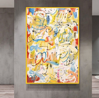 Handcrafted Abstract Painting Fine Art For Homedecor MA1531C