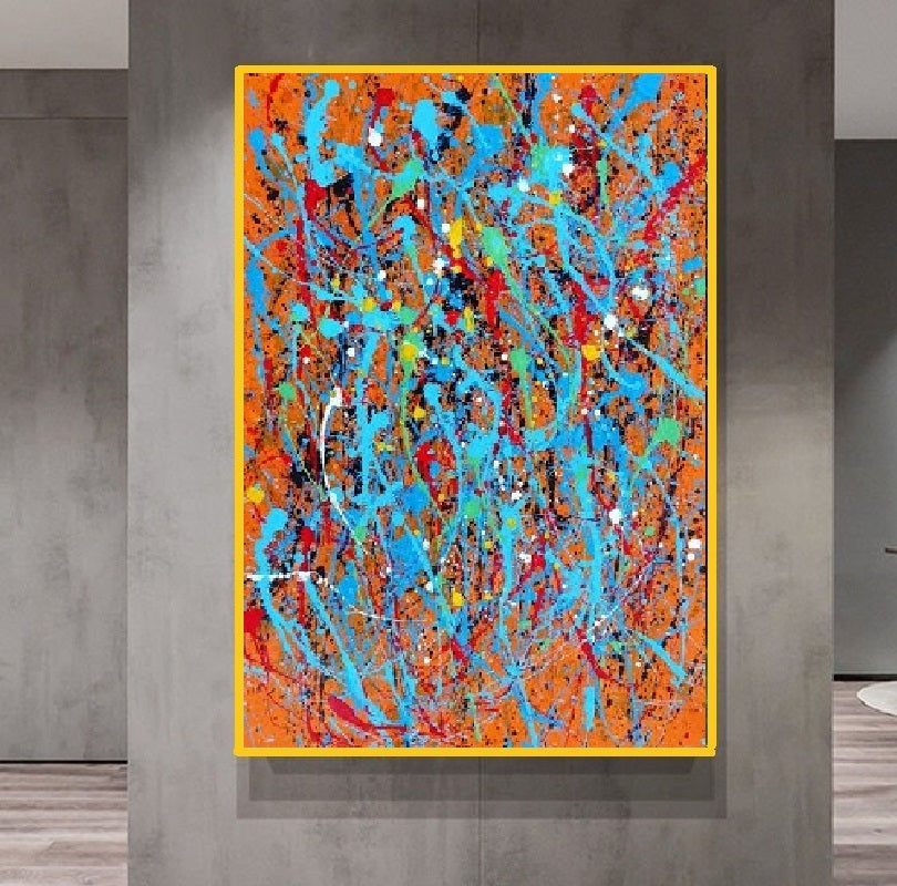 Handcrafted  Oil Paintings Acrylic paintings On Canvas Abstract paintings Wall Art MA1210