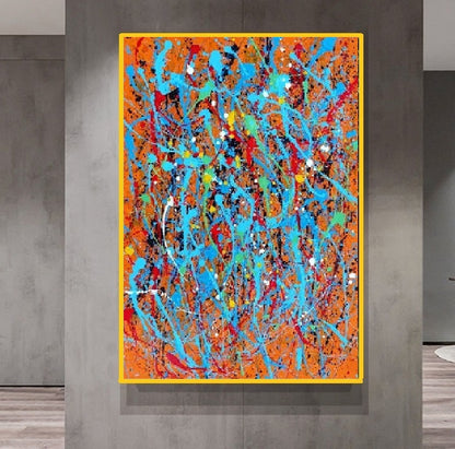 Handcrafted  Oil Paintings Acrylic paintings On Canvas Abstract paintings Wall Art MA1210