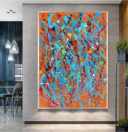 Handcrafted  Oil Paintings Acrylic paintings On Canvas Abstract paintings Wall Art MA1210