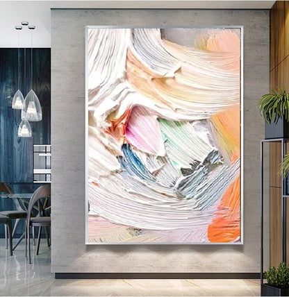 Handcrafted Abstract Painting Fine Art For Homedecor MA1493
