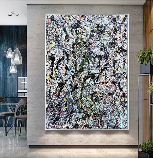 Handcrafted Abstract Painting Fine Art For Homedecor MA1411