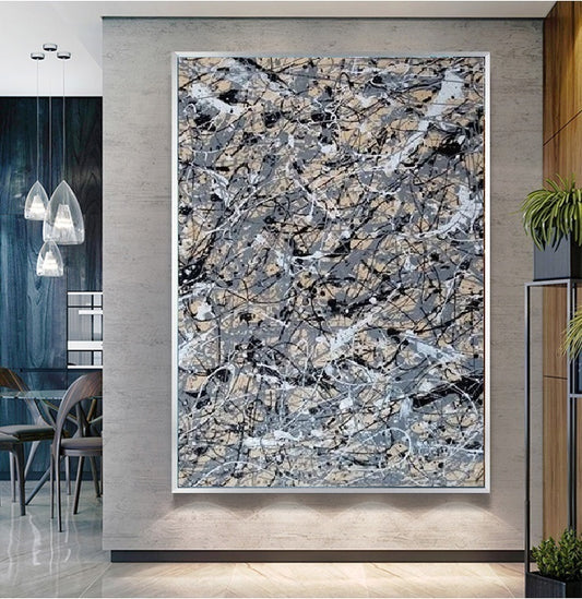 Handcrafted Abstract Painting Fine Art For Homedecor MA1416