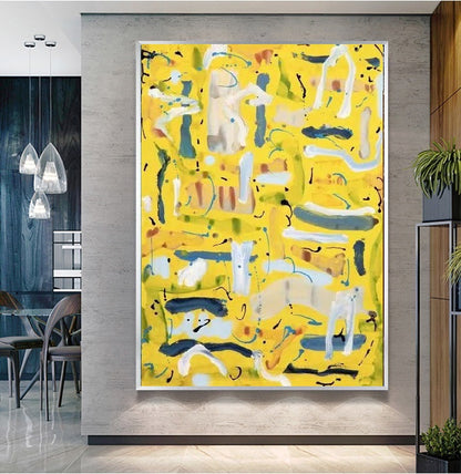 Handcrafted Abstract Painting Fine Art For Homedecor MA1531A