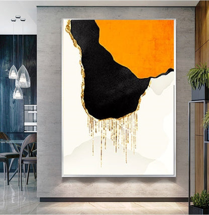 Handcrafted Abstract Painting Fine Art For Homedecor MA1180B