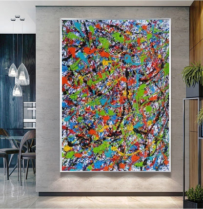 Handcrafted  Oil Paintings Acrylic paintings On Canvas Abstract paintings Wall Art MA1208