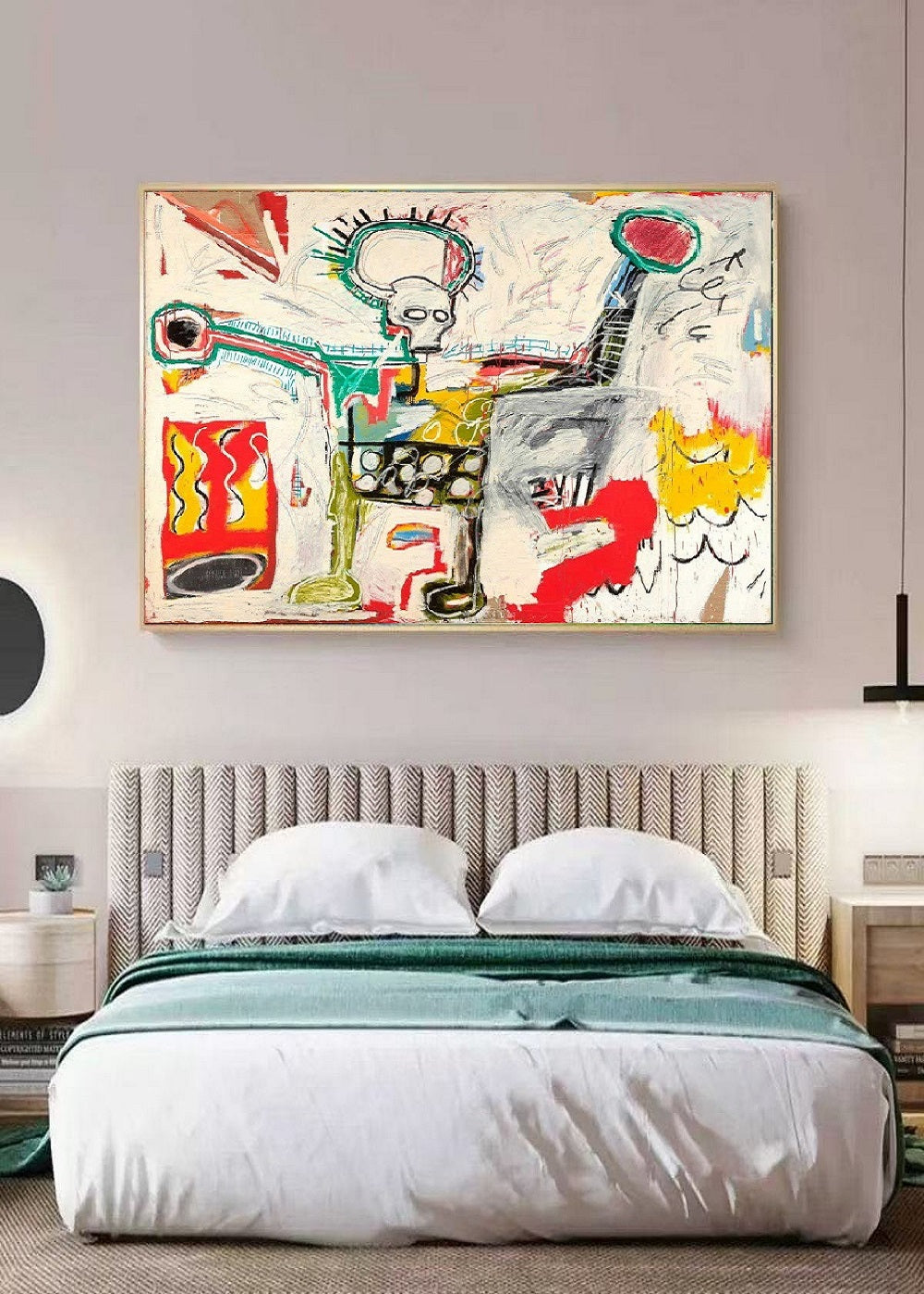 Handcrafted Abstract Painting Graffiti Wall Art For Home Decor GA1010