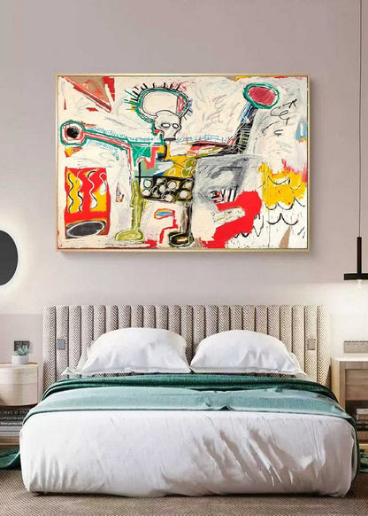 Handcrafted Abstract Painting Graffiti Wall Art For Home Decor GA1010