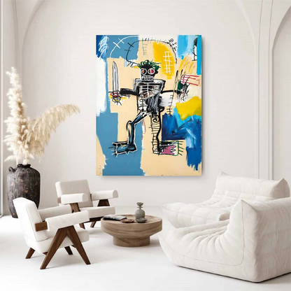 Handcrafted Abstract Painting Graffiti Art For Homedecor GA1013