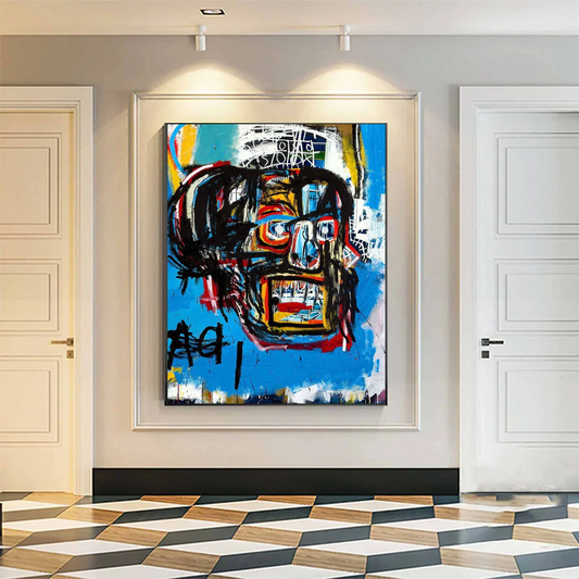 Handcrafted Abstract Painting Graffiti Art For Homedecor GA1021