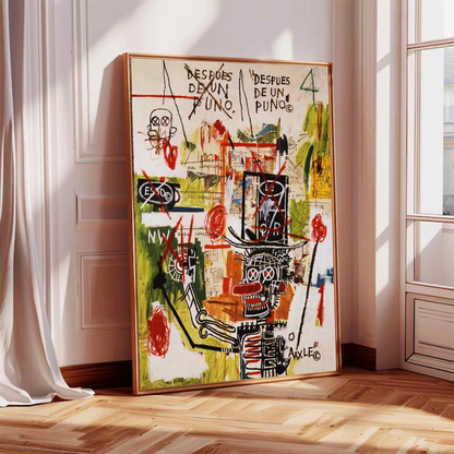 Handcrafted Abstract Painting Graffiti Art For Homedecor GA1028