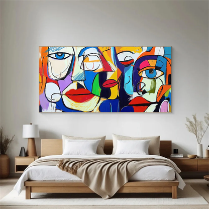 Handcrafted Abstract Painting Graffiti Wall Art For Home Decor GA1046