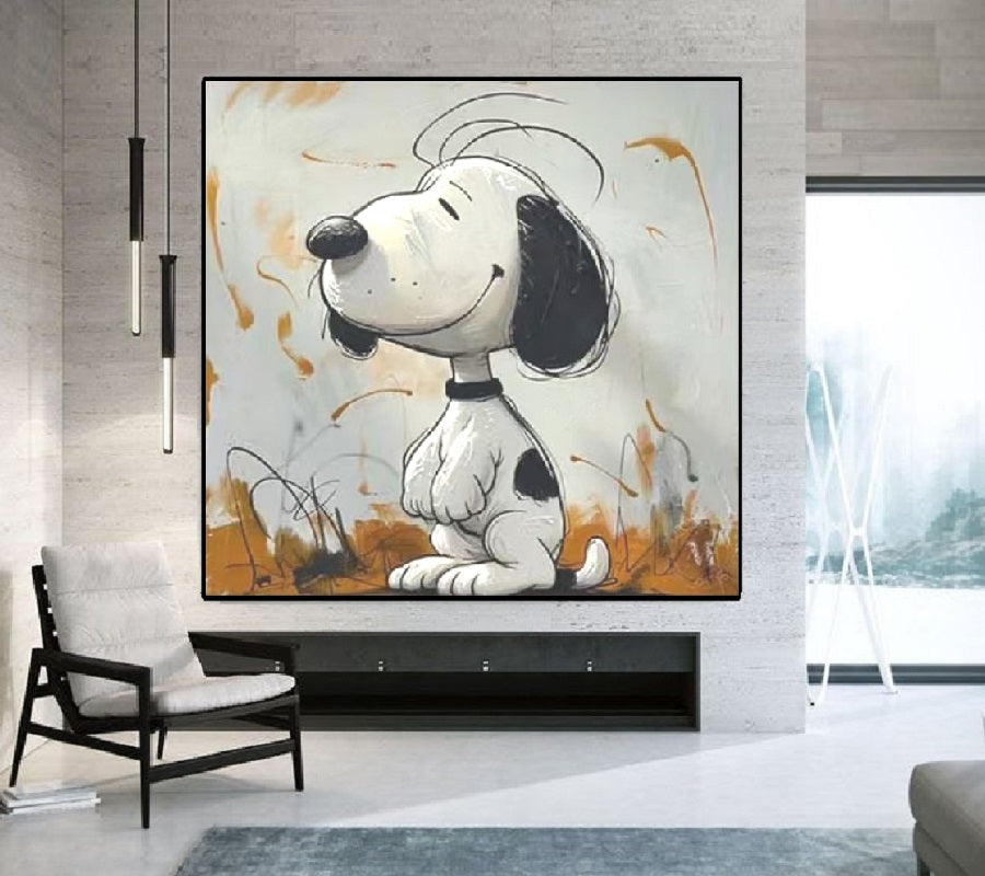 Handcrafted Abstract Painting Graffiti Wall Art For Home Decor GA1060E