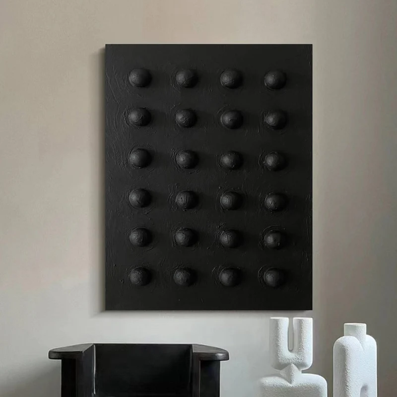 Handcrafted Abstract Painting Heavy Texture Wall Art For Homedecor HT1001