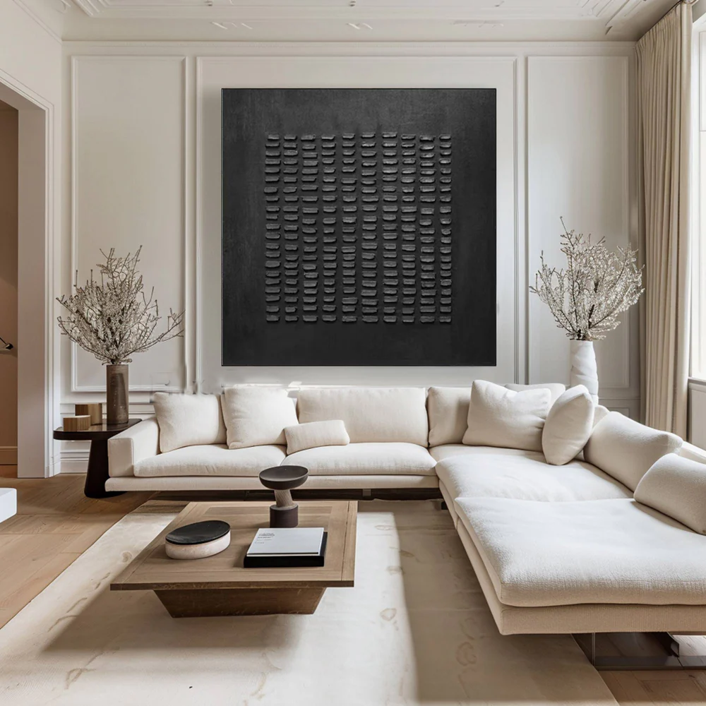 Handcrafted Heavy Texture Abstract Wall Art for Home Decor HT1002