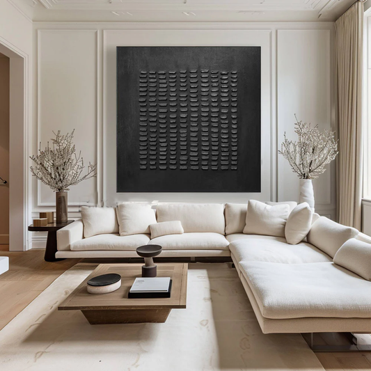 Handcrafted Heavy Texture Abstract Wall Art for Home Decor HT1002