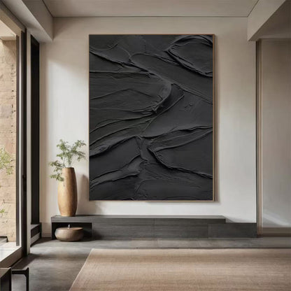 Handcrafted Abstract Painting Heavy Texture Wall Art For Homedecor HT1003